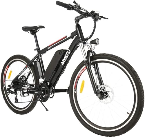 Myatu 26" E-Bike 250W Motor 36V 12.5Ah Battery, Men's