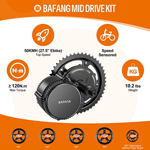 750W Mid Drive Ebike Conversion Kit with Display
