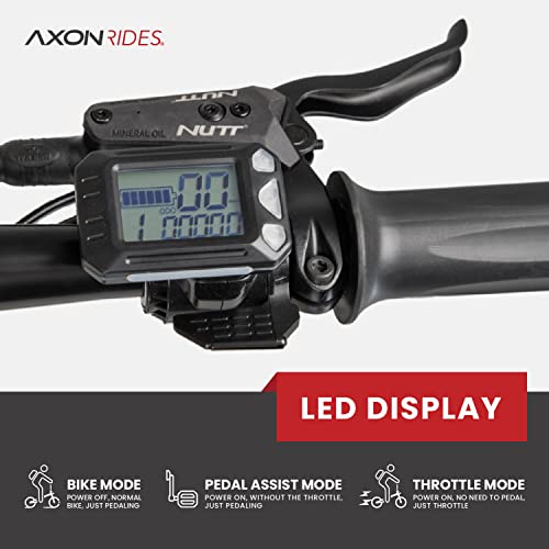 Axon Rides Lightweight Folding Electric Bike with LCD Display
