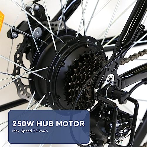 Myatu 26" E-Bike 250W Motor 36V 12.5Ah Battery, Men's