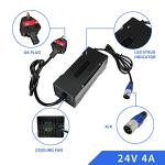 Electric Bike Lithium Battery Charger with XLR Connector