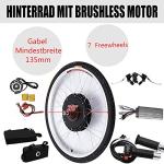 Electric Bike Conversion Kit Brushless Hub Motor