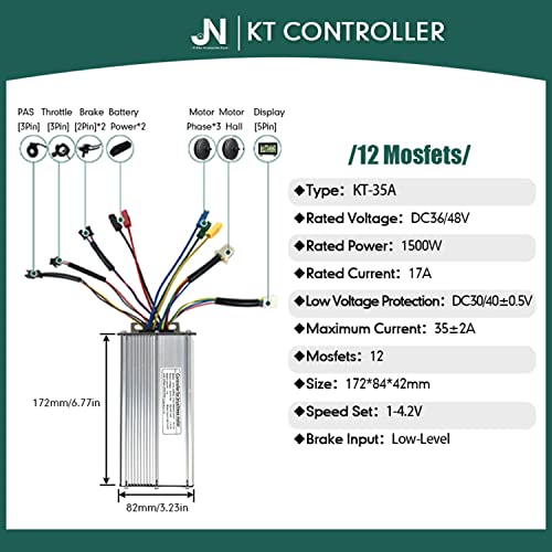 48V Electric Bike Conversion Kit with LCD Display