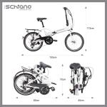 F.lli Schiano E-Sky 20" Foldable E-bike with 36V Battery