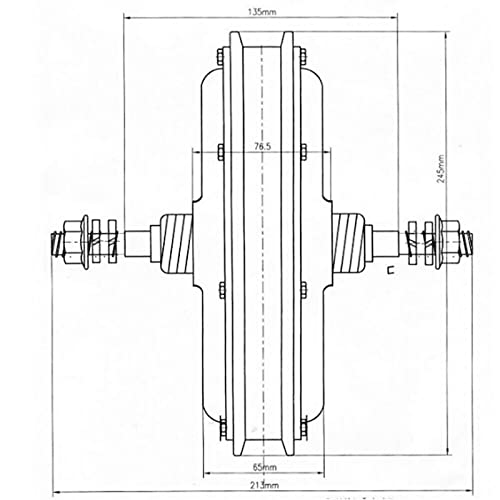 Electric Bike Conversion Kit Brushless Hub Motor