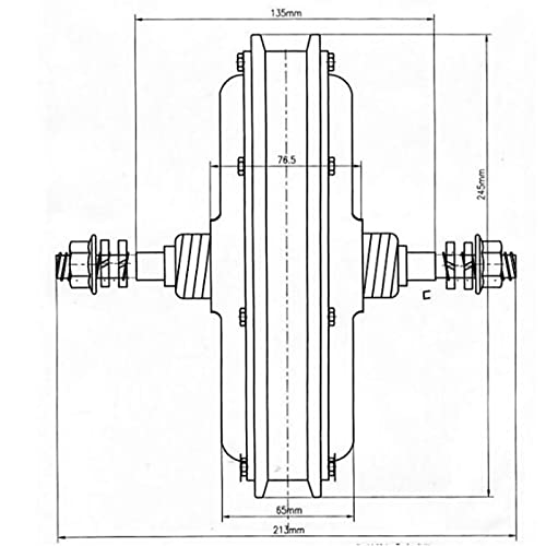 26" Electric Bike Conversion Kit - 48V 1000W