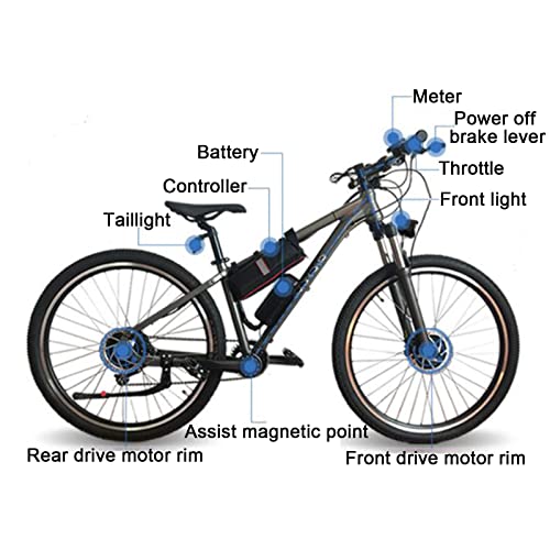48V Front Drive Electric Bike Conversion Kit