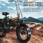 HITWAY 20" x4.0 Fat Tire Electric Bike