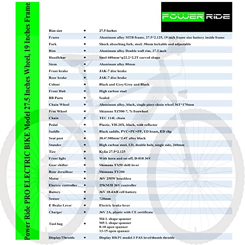 Power-Ride PRO Electric Bikes for Adults