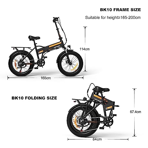 20" x4.0 Fat Tire Electric Bike for Adults