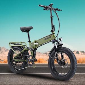 Paselec Folding Electric Mountain Bike - 250W, 48V/12Ah