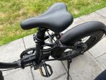 Black Fat Tyre Folding E-Bike