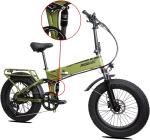 Paselec Folding Electric Mountain Bike - 250W, 48V/12Ah
