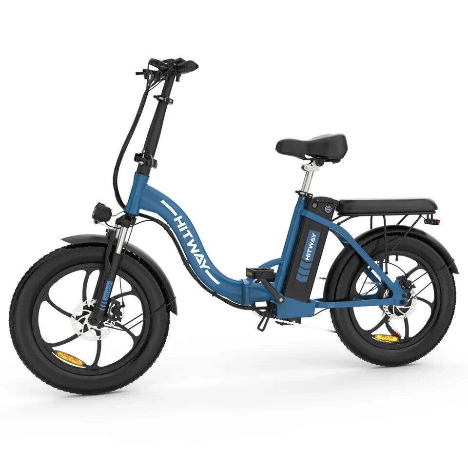 Hitway BK6S Electric Folding Bike: 20" Fat Tyre