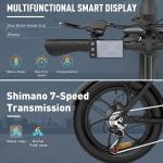 HITWAY Electric Folding Bike | 20" Fat Tyre