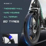 HITWAY Electric Folding Bike | 20" Fat Tyre