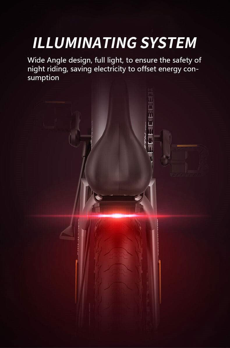 26" Electric Bike 1000W Motor Fat Tire E-City Bike