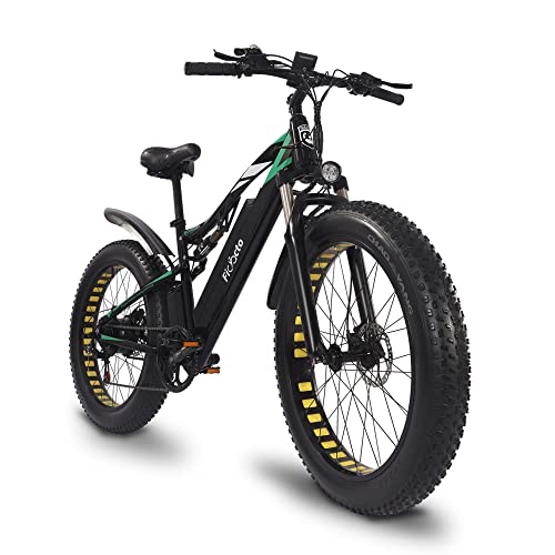 Ficyacto 26" E-MTB 48V17AH Dual Suspension, 7 Speeds