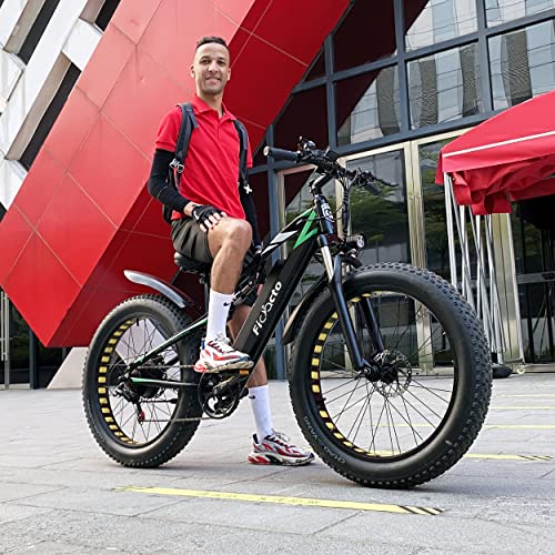 Ficyacto 26" E-MTB 48V17AH Dual Suspension, 7 Speeds
