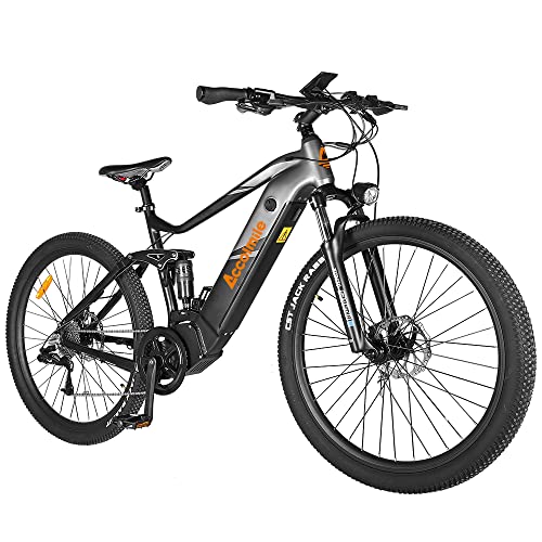 Cola Bear Mountain E-bike with Mid-Drive Motor