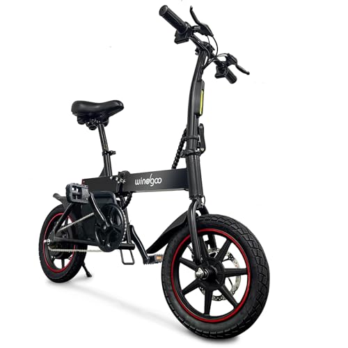 Windgoo 14" Portable Folding Electric Bike, 36V 6.0Ah
