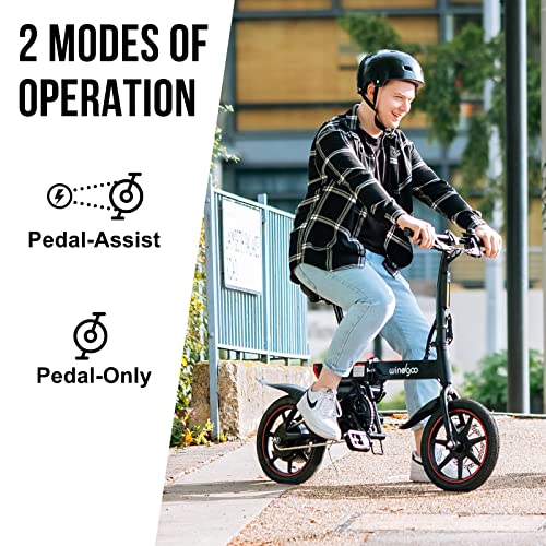 Windgoo 14" Portable Folding Electric Bike, 36V 6.0Ah