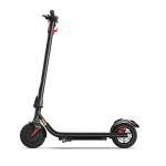 Black Electric Scooter with LED Light and Digital Display
