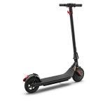Black Electric Scooter with LED Light and Digital Display