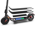 Black Electric Scooter with LED Light and Digital Display
