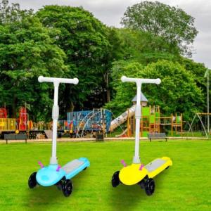 Bug Q5 Electric Kids 3-Wheel Scooter Blue