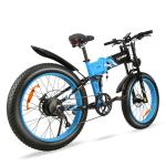 48V/17AH Folding Electric Mountain Bike 26" Fat Tire