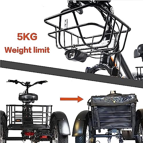 Electric Tricycle Fat Tire Adult Cargo Bike