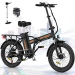 HITWAY 20" Fat Tire Electric Bike, 250W Folding E-Bike