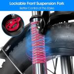 250W Fat Tire Folding Electric Commuter Bike 20inch