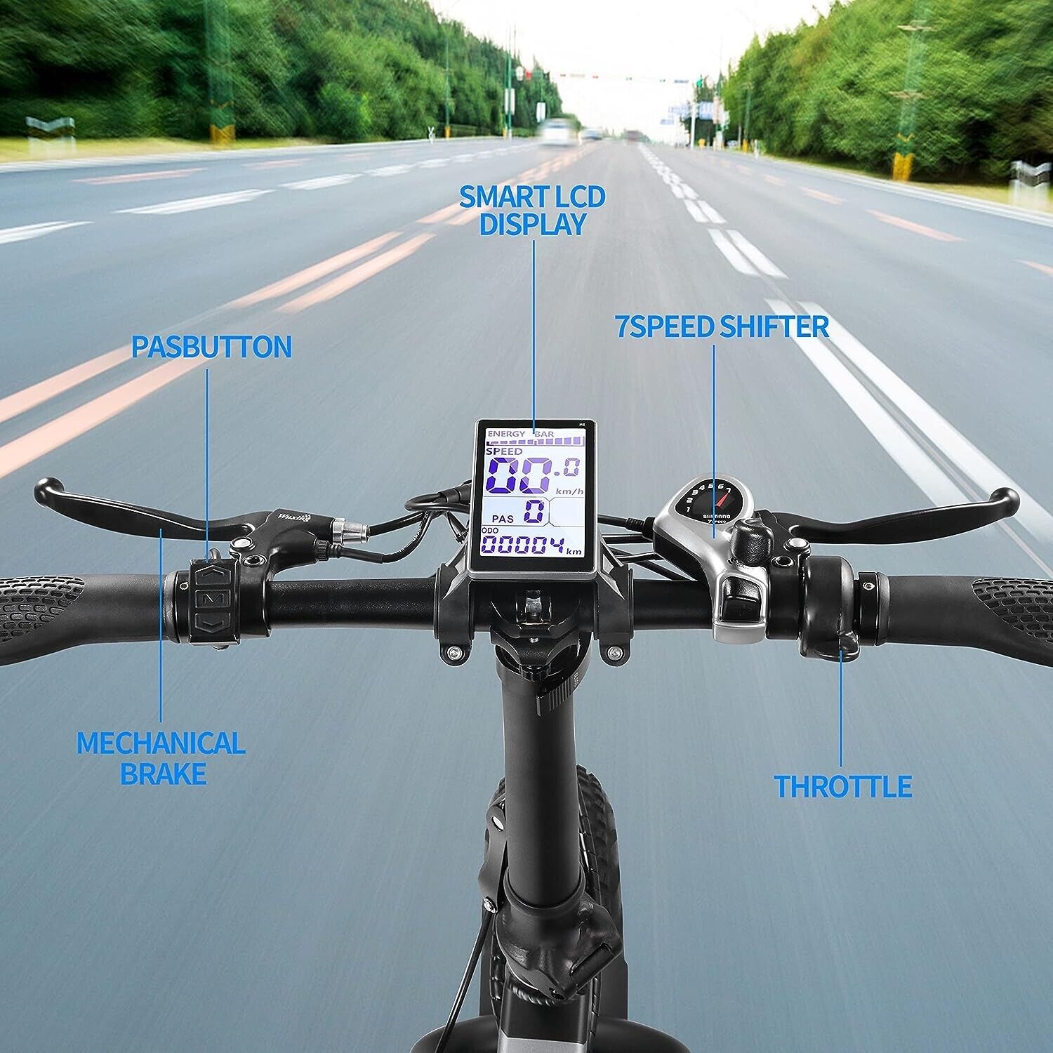 250W Fat Tire Folding Electric Commuter Bike 20inch