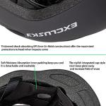 Exclusky Urban Electric Bike Helmet with USB Light
