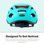Schwinn LED Adult Bike Helmet - Teal
