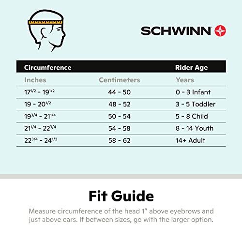 Schwinn LED Adult Bike Helmet - Teal