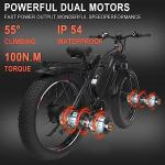 KELKART 26" Fat Tire Dual Motor E-bike