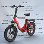 20" Fat Tire Electric Bike with 7-Speed Shimano