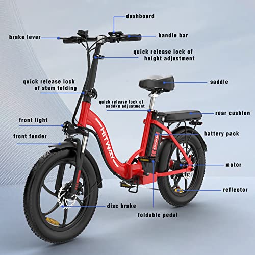 20" Fat Tire Electric Bike with 7-Speed Shimano