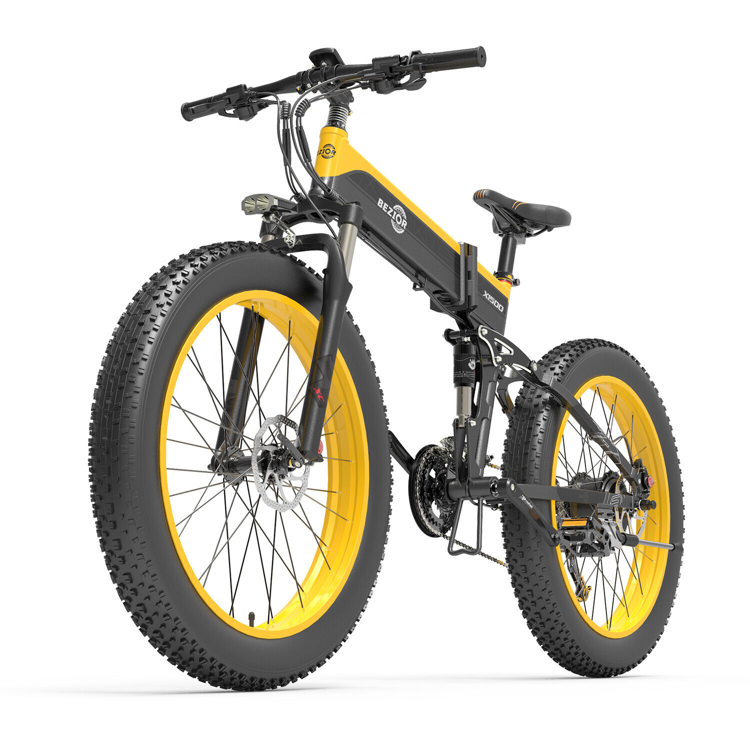 1500W Full Suspension Electric Mountain Bike