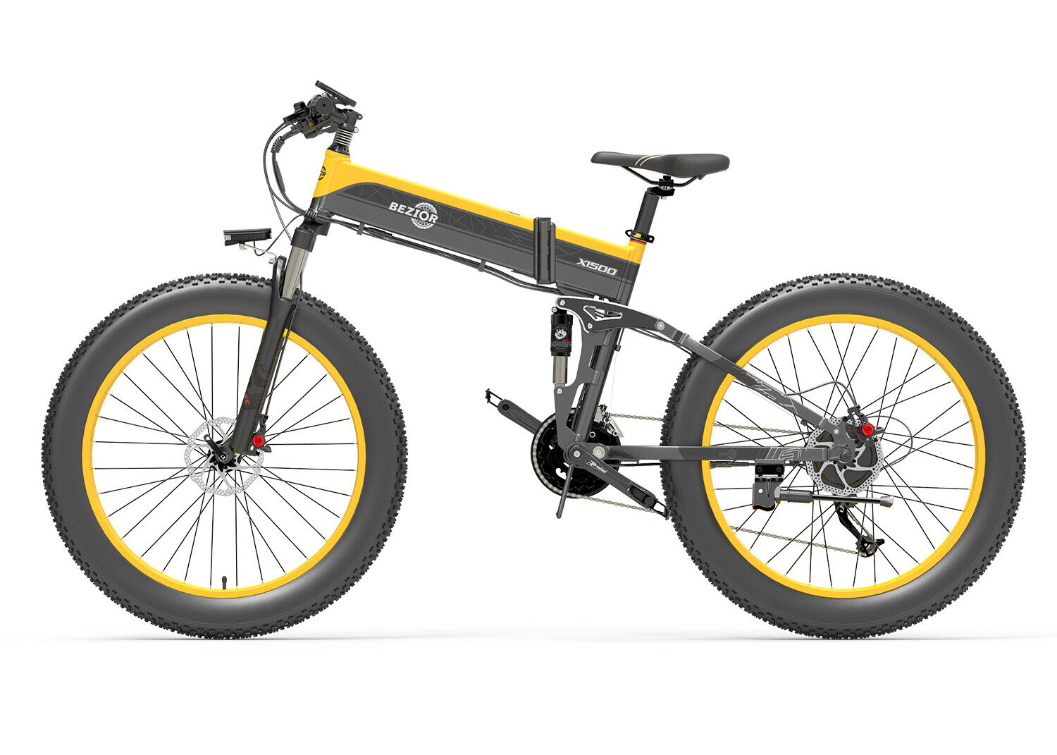 1500W Full Suspension Electric Mountain Bike