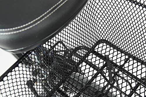 Fischer E-Bike Wire Basket, Anti-Theft, 25kg Capacity