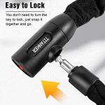 High Security Bike Chain Lock - Heavy Duty - Anti-Theft