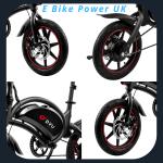 DYU D3F Electric E-Bike 14" 250W 36V 10Ah
