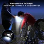 Blukar Rechargeable Bike Lights Set, 5 Modes