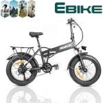 20" Electric Folding Fat Tire Mountain Bike 250W