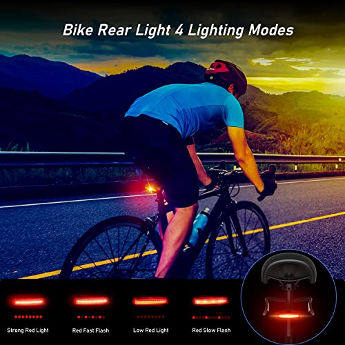 Blukar Super Bright Rechargeable Bike Lights Set