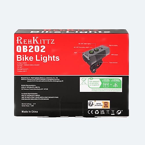 Super Bright USB Rechargeable Electric Bike Lights